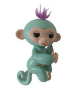 Wowwee Kiki Fingerlings Glitter Monkey Interactive Baby Pet Turquoise