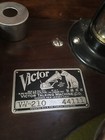 Antique Victorola Wind Up 78rpm Record Player W large Rcord Collection