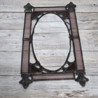 Stained Glass Mirror Macdonald Studio Boothbay Maine Purple Glass 9 5 X 4 5 In