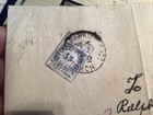Hawaii 13 Cent Blue  4  1851  Forged Stamp  Cancel And Cover    Ex Exhibit