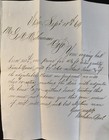 1869 Us 3c Washington Advertising Cover Munson Bros Utica Ny Industrial Machiner