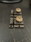 Pair Antique Eastlake Victorian Cast Iron Cabinet Cupboard Door Latch Lock Catch