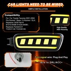 Led Front White Drl Amber Turn Signal Lamp Fog Light For Toyota Tacoma 2001-2004
