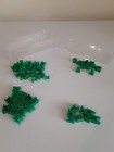 Risk Board Game Replacement Pieces Parts Green Army   Case Roman Numerals 1980