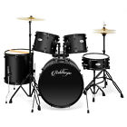 5-piece Complete Full Size Pro Adult Drum Set Kit With Genuine Remo Heads