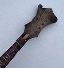 Diy Flaw F Style 8 Strings Mandolin Solid Mahogany Wood Top Back sides