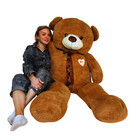Huge 6ft Brown Teddy Bear     Jumbo Plush Stuffed Animal Toy Gift For All Ages