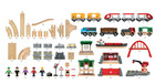 Brio 33052 World Deluxe Railway Set - 87-piece Wooden Train Set New
