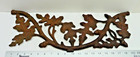Vintage Cast Iron Architectural Salvage 15  Acorn Oak Leaves White Garden Metal
