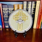 Celtic Cross   Irish Claddagh Sign Plaque