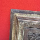 Large Carved Wooden Panel Old Cupboard Antique Old Wood 
