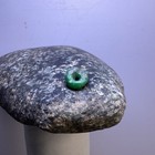 Ancient Pre Columbian Green Jade Pendant Combine Shipping  517