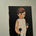 Vtg Wilbur s Cocoa Trade Card Advertising Paper Doll Will Burr Chocolate