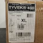 Qty 25 Dupont Tyvek 400 Ty122swhxl002500 Protective Clothing Coverall Xlarge