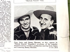 1940 Gene Autry Western Film  melody Ranch  Press Kit Sheet Republic Pictures