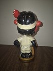 1961 Cleveland Indians Baseball Vintage Original Bobblehead Nodder W  Bat Read