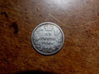 Canada 1886 Large 6  10 Cents  925 Silver Queen Victoria Nice Original Coin Df3