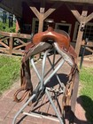 Western Leather Horse Saddle 17 Inch