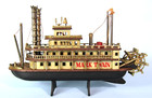 Vintage 1960 s Disneyland Mark Twain Riverboat Figural Am Radio Model Steamboat