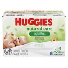 Huggies Natural Care Sensitive Unscented Baby Wipes  select Count 
