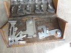 Singer Sewing Machine Oak Puzzle Box W accessories Attachments Parts Patent 1889