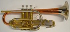 Holton Collegiate Super Cornet  Tri-color With Holton Case And Bach Mouthpiece