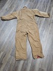 Carhartt Coveralls Insulated 996qzs Brown Quilt Lined Mens Size 46 Short 
