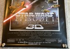 Star Wars Episode 1 The Phantom Menace 3d Movie Theater Poster 48in X 70in