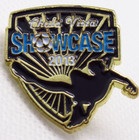 Chula Vista Showcase 2013 Soccer Pin California Shield Gold Tone Black Player