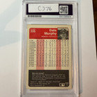 Dale Murphy Signed 1985 Fleer  335 Psa Auto Authentic