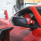Carbon Fiber Style Side Rearview Mirror Guard Cover Trim For Chevy Corvette C8
