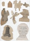 Victorian Scrap Trade Cards Women Paper Crafts Scrapbooking Lot Of Nine