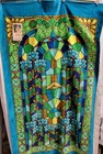 2 Vintage 70   s Steven s Utica Stained Glass Beach Towels 60   x34    Bright Usa Made