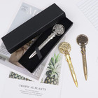 Vintage Metal Letter Opener Antique Pack Of 3 Envelope Slitter With Gift Box