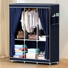 New Design Portable Wardrobe Closet Clothes Rack Storage Organizer With Cover