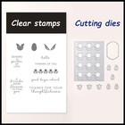 Sunshine   Tulips Cutting Dies stamps Sets scrapbooking Craft Embossing Stencils