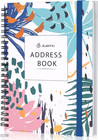 Address And Password Book With Alphabetical Tabs Hardcover Spiral Organizer