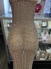 1 Of 1 Handmade Nude Embellished Evening Prom Dress With Crystal Detailing Dress