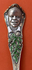 Rare Gorham Black Boy Enamel Watermelon Sterling Silver Souvenir Spoon