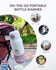 Portable Baby Bottle Warmer For Travel  Portable Milk Warmer With Fast Heatin