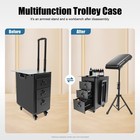 Tattoo Travel Case On Wheels Portable Tattoo Station W 3 Drawers tattoo Armrest