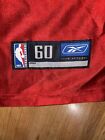 Red Rare  Authentic Allen Iverson Reebok Philadelphia Sixers Jersey Size 60 Nba