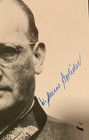 Wwii German General Hans Speidel Knights Cross Signed Photo