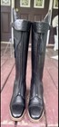 Black B Vertigo Canopus Riding Dress Boots Size 7 5 Eu 38