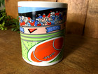 Football Coffee Cup Mug 3d Field Goal Post Handle Sports Fan Emson Vtg  Ceramic