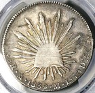 1839-mo Pcgs Xf 40 Mexico 8 Reales Scarce Cap Rays Silver Dollar Coin  26012202c