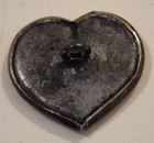 Antique Carhartt Union Made Trolley Car Heart Shaped Overall Button 7 8  