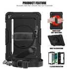 For Ipad Pro 11 10 2 Air 4 Mini 6 5 Shockproof Armor Case Kickstand W strap