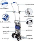550lb Capacity Electric Stair Climbing Hand Truck Heavy-duty Motorized Dolly