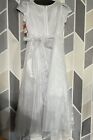 Nwt Good Girl Sequin Accent White Dress Communion Flower Girl Made In Usa  Sz 10